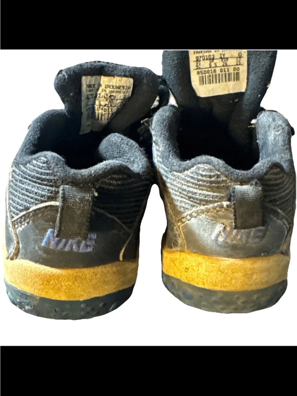 1996 Vintage Baby Nike Turf Raider nike swoosh shoes.